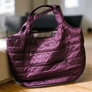 Lug Quilted Purple Tote Bag
